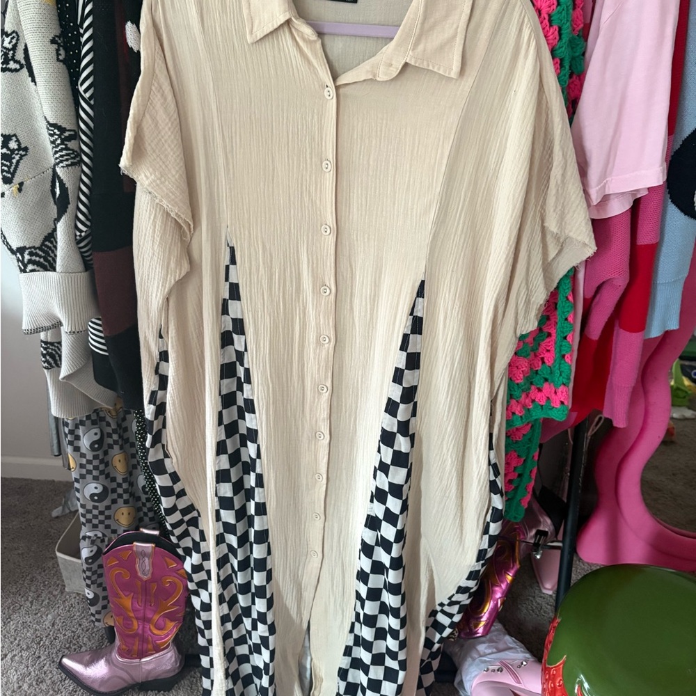 Dressed in Lala Checkered Dress